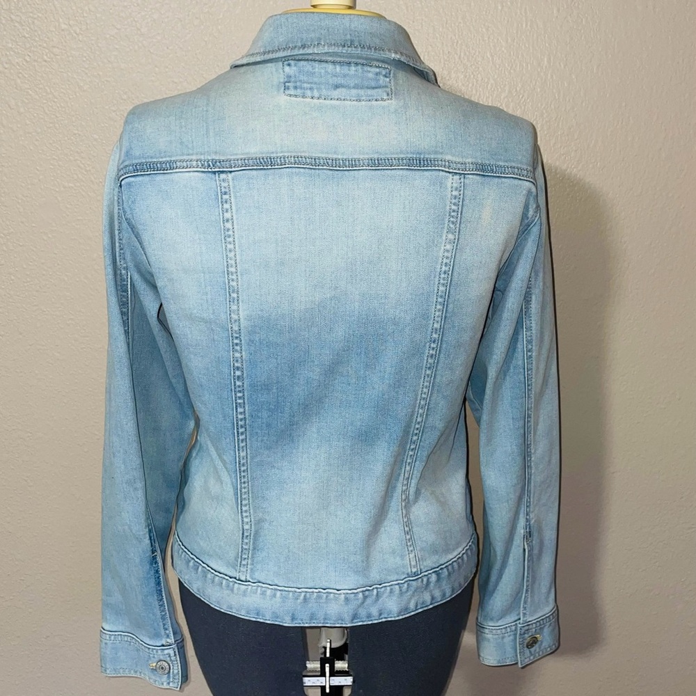 Express Light Blue Denim Jacket - image 3
